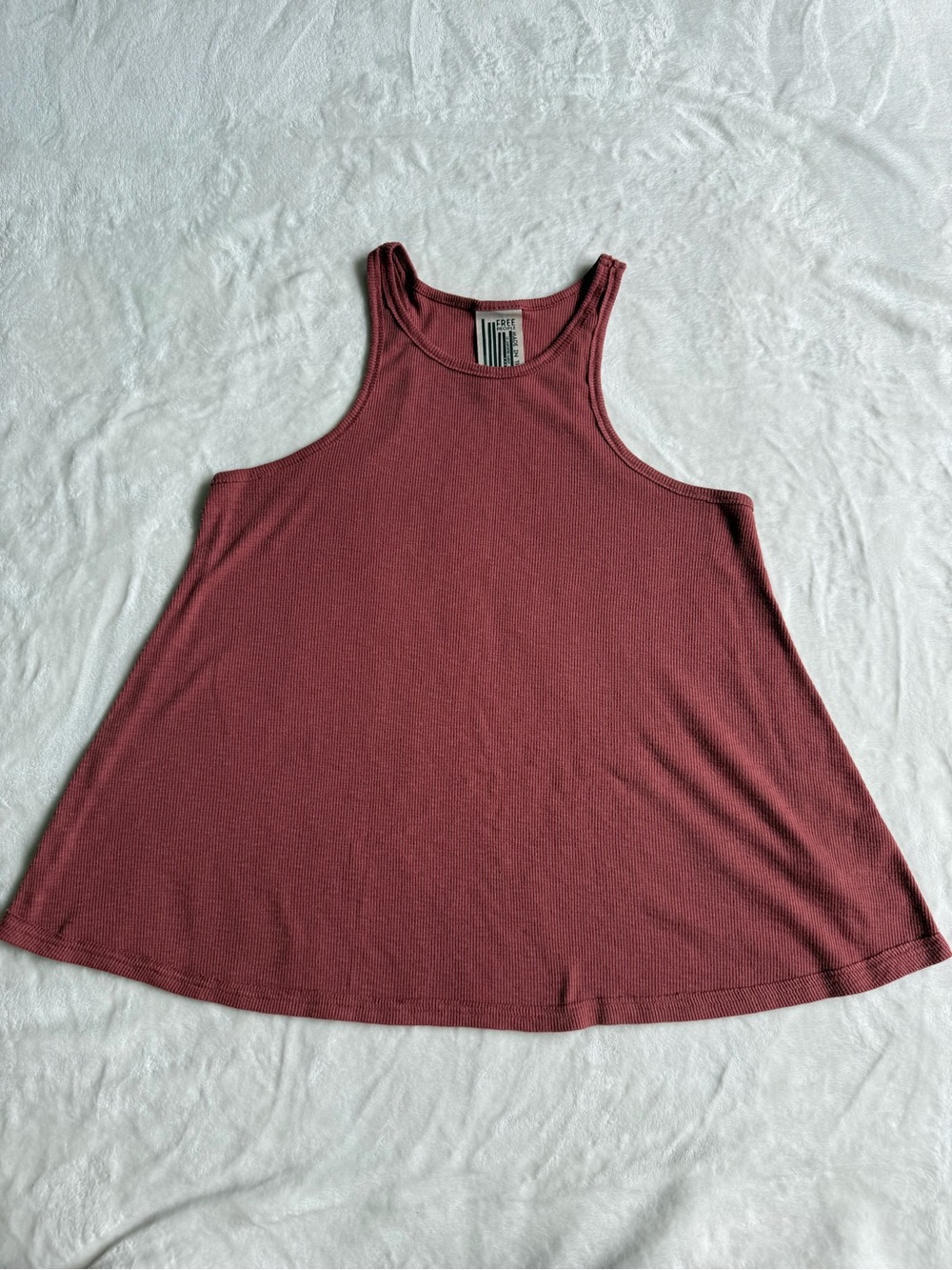 We The Free Maroon Swing Tank Top
